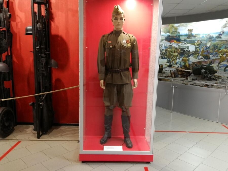 Форма солдата в Музее Курской битвы в Понырях