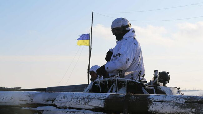 Украинский военнослужащий