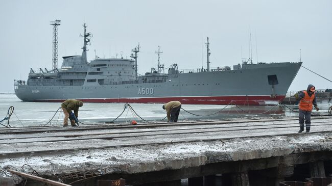 Корабль управления Донбасс ВМС Украины
