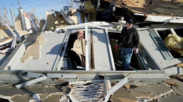 Последствия урагана в Мэйфилде, штат Кентукки, США