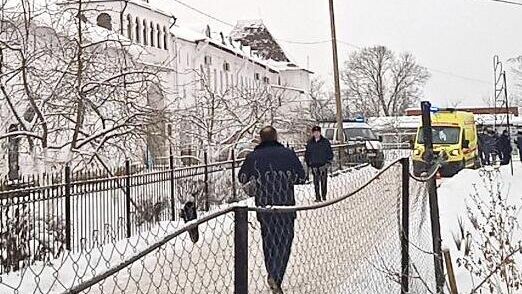 Здание православной гимназии в Серпухове, где произошел взрыв - РИА Новости, 1920, 13.12.2021