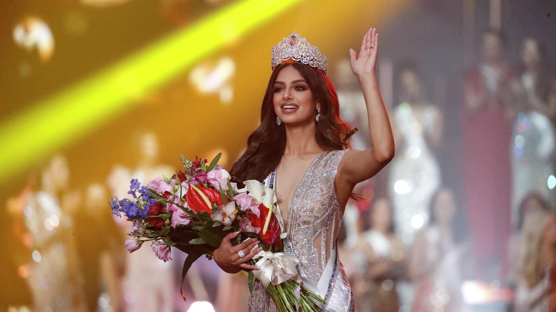Победительница конкурса Мисс Вселенная-2021 Харнааз Сандху - РИА Новости, 1920, 13.12.2021