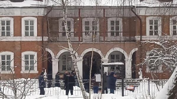 Здание православной гимназии в Серпухове, где произошел взрыв