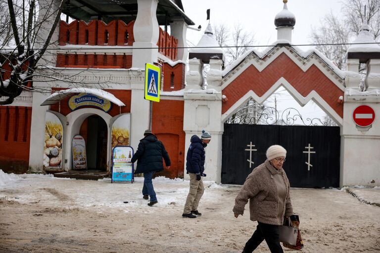 Здание православной гимназии в Серпухове, где произошел взрыв