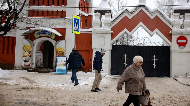 Здание православной гимназии в Серпухове, где произошел взрыв