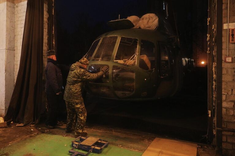  Самый популярный в мире вертолет прибыл в Самарский университет им. Королева