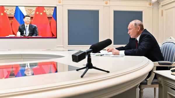 LIVE: Переговоры Владимира Путина с председателем КНР Си Цзиньпином
