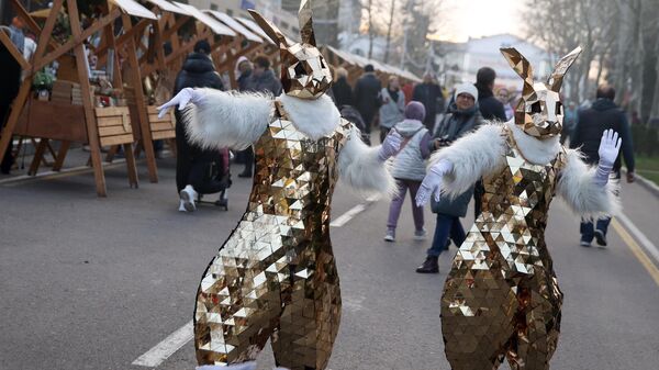 Аниматоры на праздновании 175-летия города Анапы
