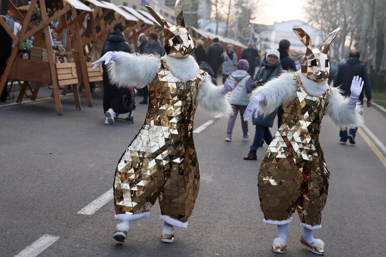 Аниматоры на праздновании 175-летия города Анапы