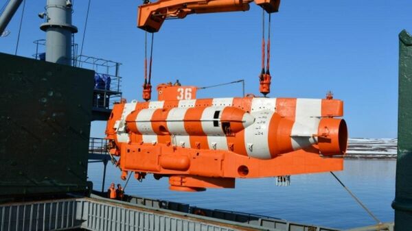 Глубоководный спасательный аппарат АС-36 аварийно-спасательного отряда Северного флота (СФ)