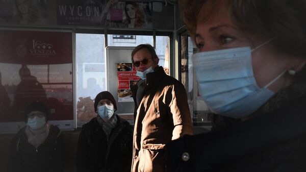 Люди в Венеции во время пандемии COVID-19