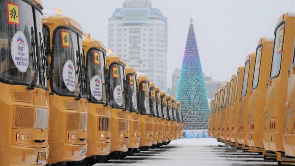 Новые автобусы для школ Самарской области