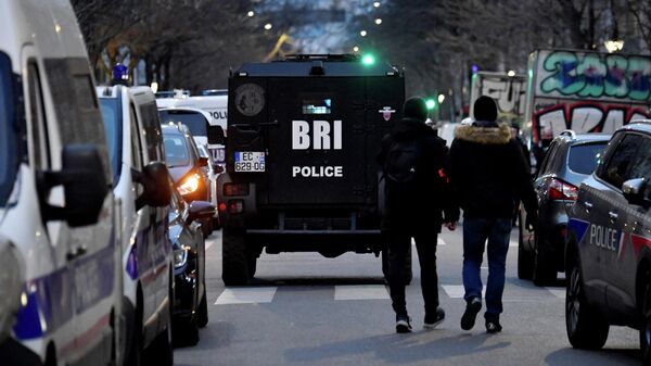 Полицейские на месте захвата заложников в Париже