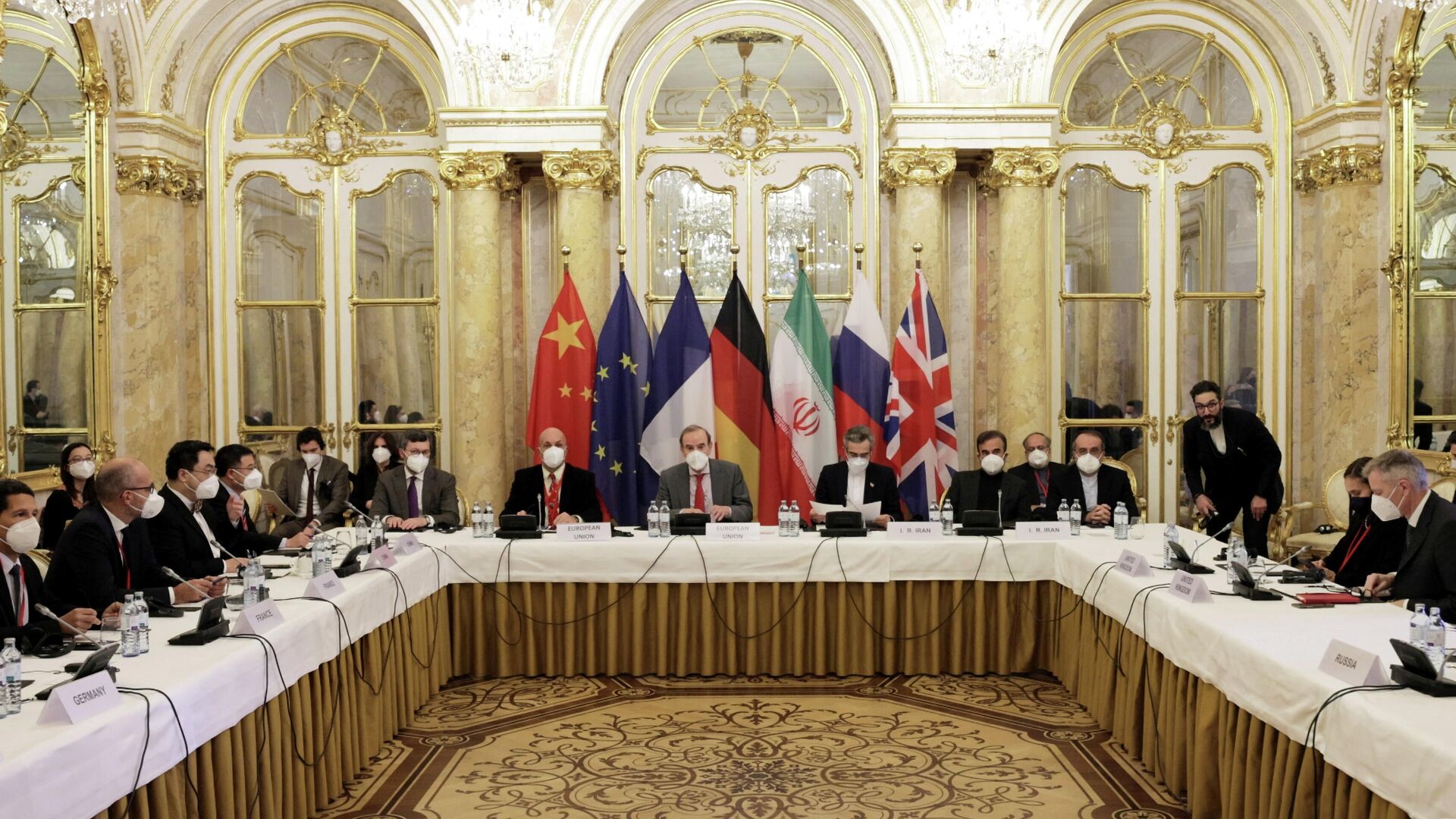 Участники заседания Совместной комиссии по реализации СВПД в Вене - РИА Новости, 1920, 14.01.2022