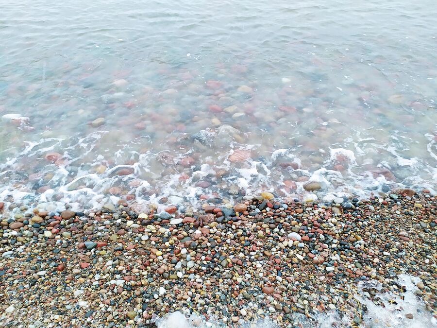 Балтийское море и зимой такое же соленое и прозрачное