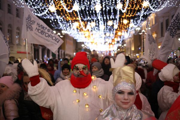 Новогодний парад в Нижнем Новгороде