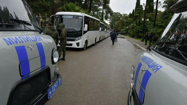Автомобили милиции Абхазии