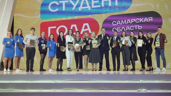 Губернатор Самарской Области Дмитрий Азаров на церемонии награждения по итогам конкурса Студент года