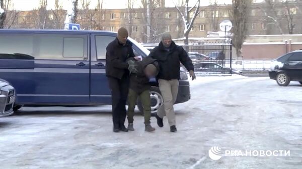 Задержание военнослужащего в Воронежской области. Кадр видео