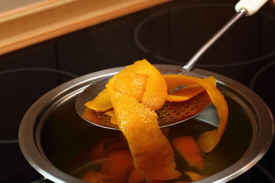 Приготовление цукатов из апельсиновой кожуры 