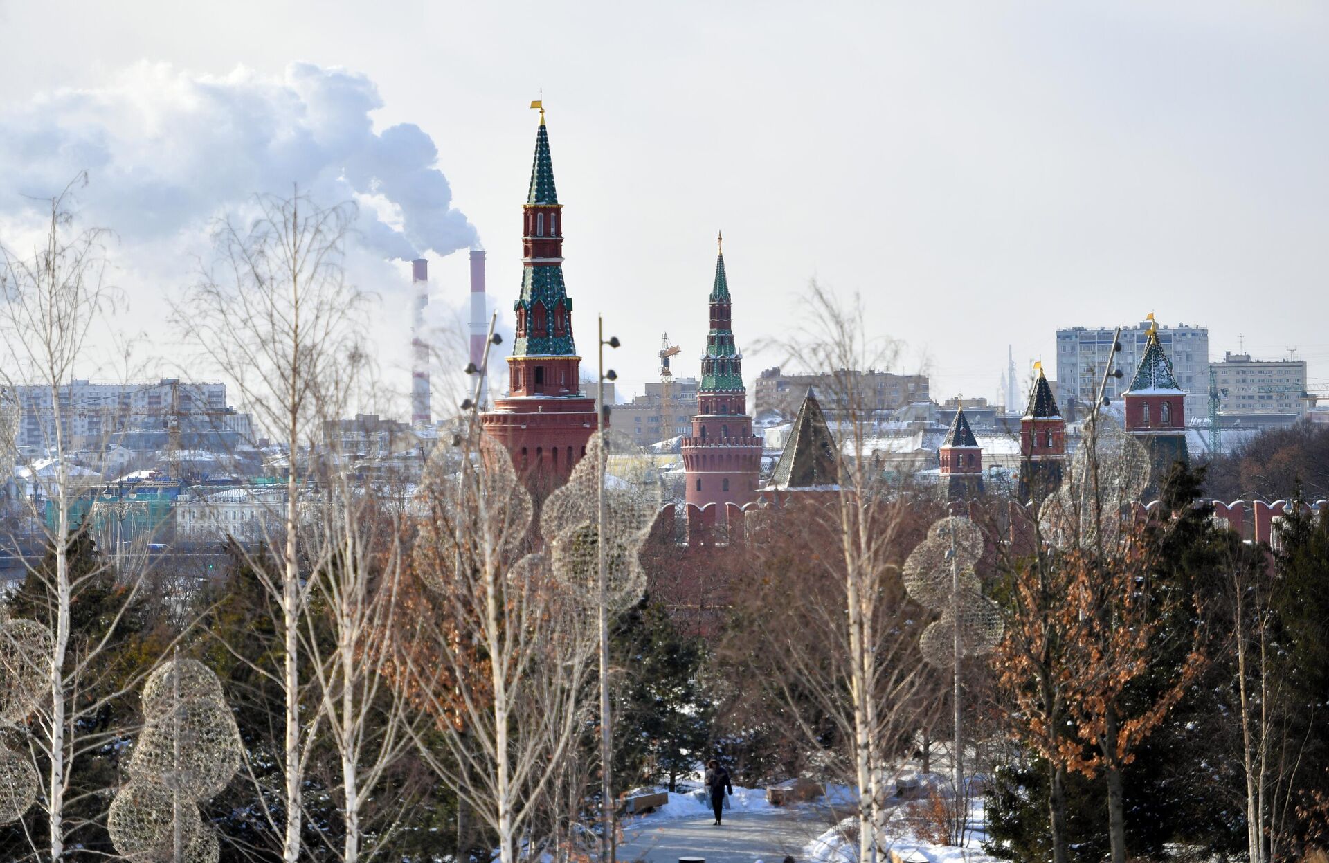 Зима в Москве - РИА Новости, 1920, 27.12.2021