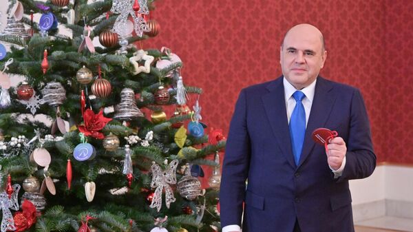 Председатель правительства РФ Михаил Мишустин принимает участие во всероссийской новогодней благотворительной акции Елка желаний
