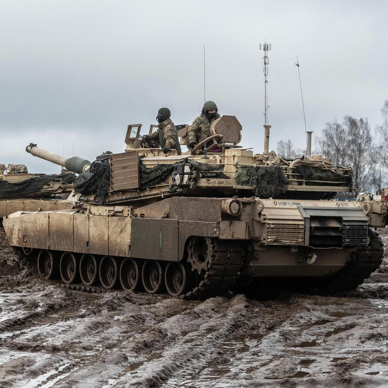 Российские гранатометчики учатся уничтожать танки Abrams - РИА Новости,  20.02.2023