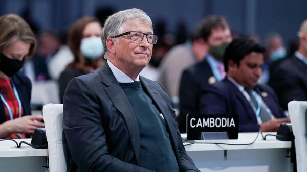 Билл Гейтс на Конференции ООН по изменению климата COP26 в Глазго