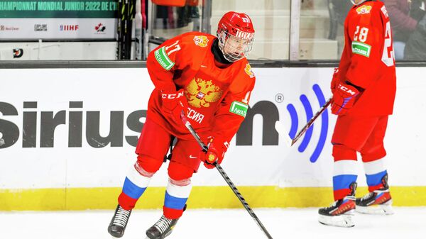Хоккеист молодежной сборной России Матвей Мичков