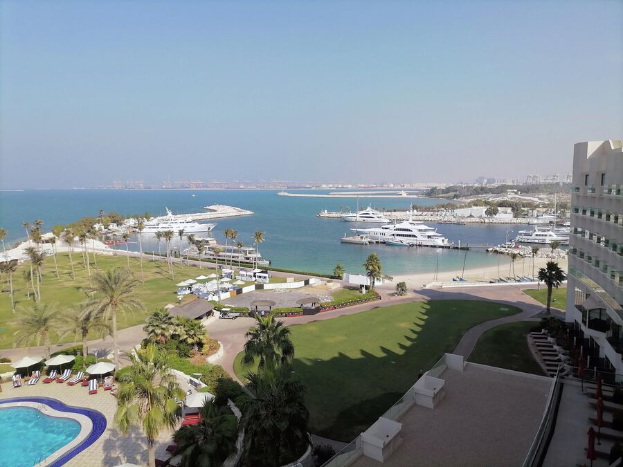 Вид с балкона в комплексе JA The Resort Dubai