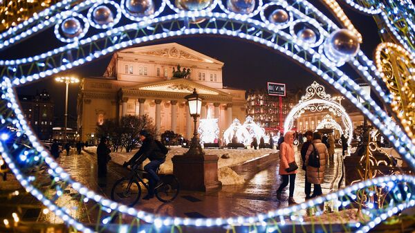 Праздничное украшение Москвы к Новому году