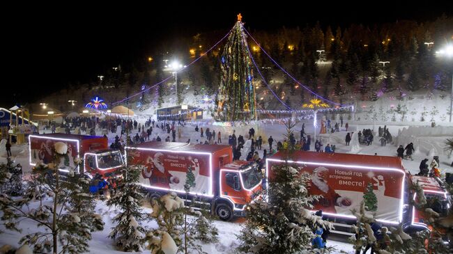 Рождественский караван Coca-cola 