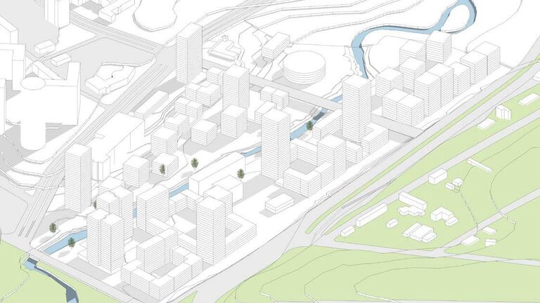 Проект застройки на месте бывшего завода Красный богатырь в Москве