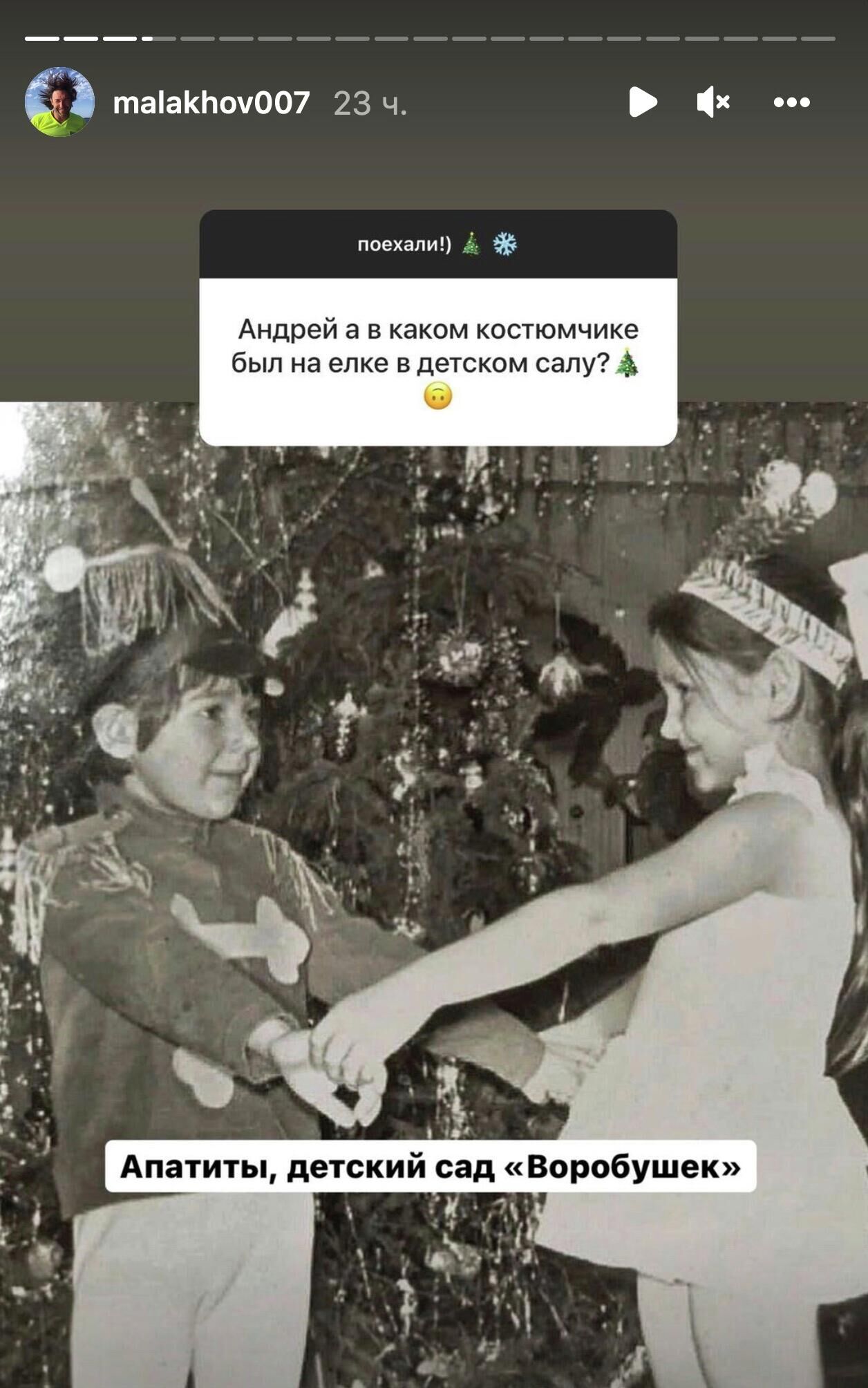 Скриншот сторис Андрея Малахова в Instagram - РИА Новости, 1920, 29.12.2021