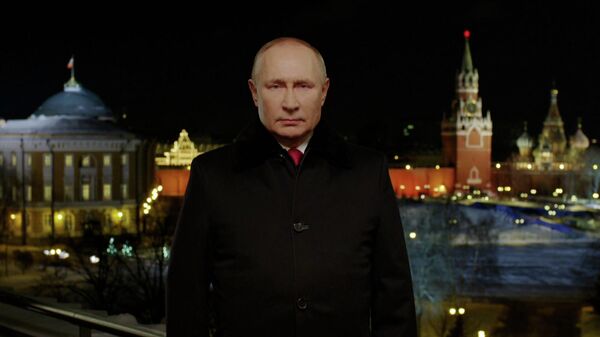 Новогоднее обращение президента России Владимира Путина 