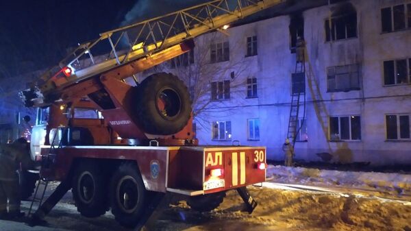 Пожар в Сухом Логе, Свердловская область