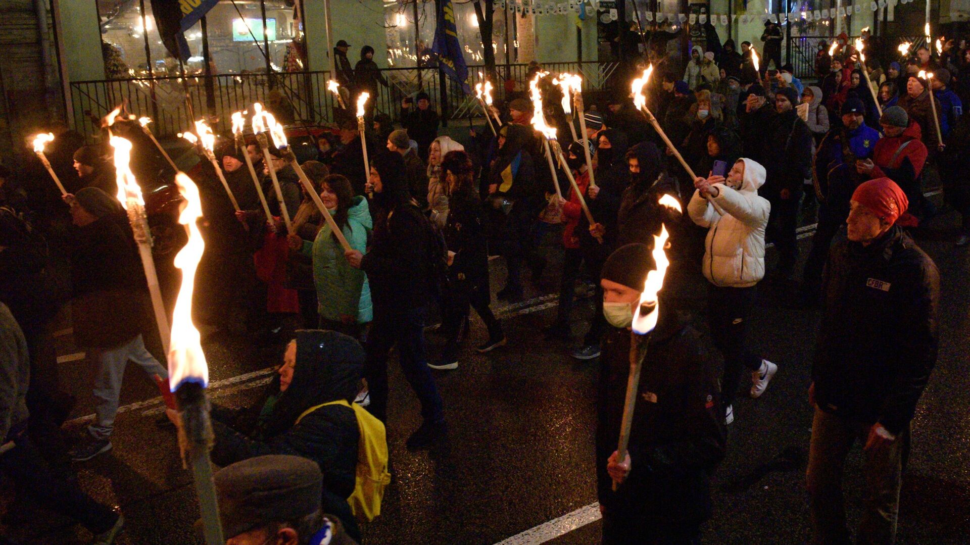 Марш националистов в Киеве, 1 января 2022 - РИА Новости, 1920, 03.01.2022