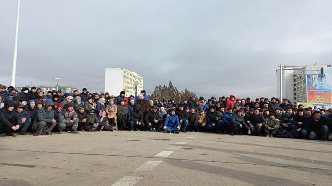 В Мангистауской области люди вышли на митинги из-за удорожания цен на газ