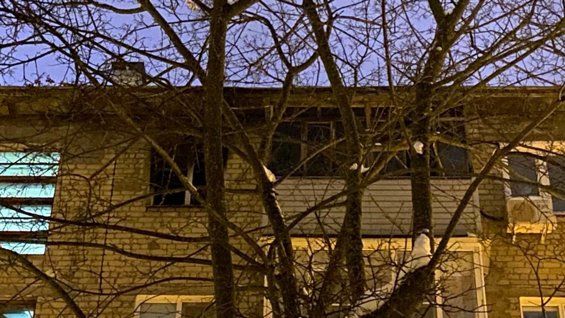 Последствия возгорания в результате газового хлопка на пятом этаже дома по улице Мира в городе Пензе - РИА Новости, 1920, 01.06.2022