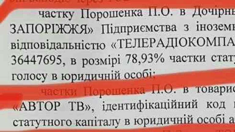 Скриншоты об аресте активов Пятого и Прямого, которые опубликовал Игорь Головань в Facebook