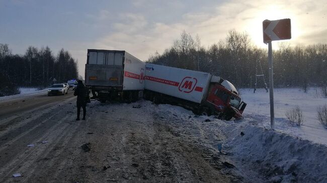 На месте ДТП на трассе Иваново - Ярославль