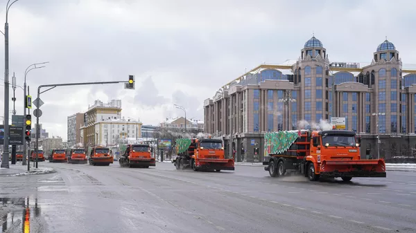 Уборка снега в Москве