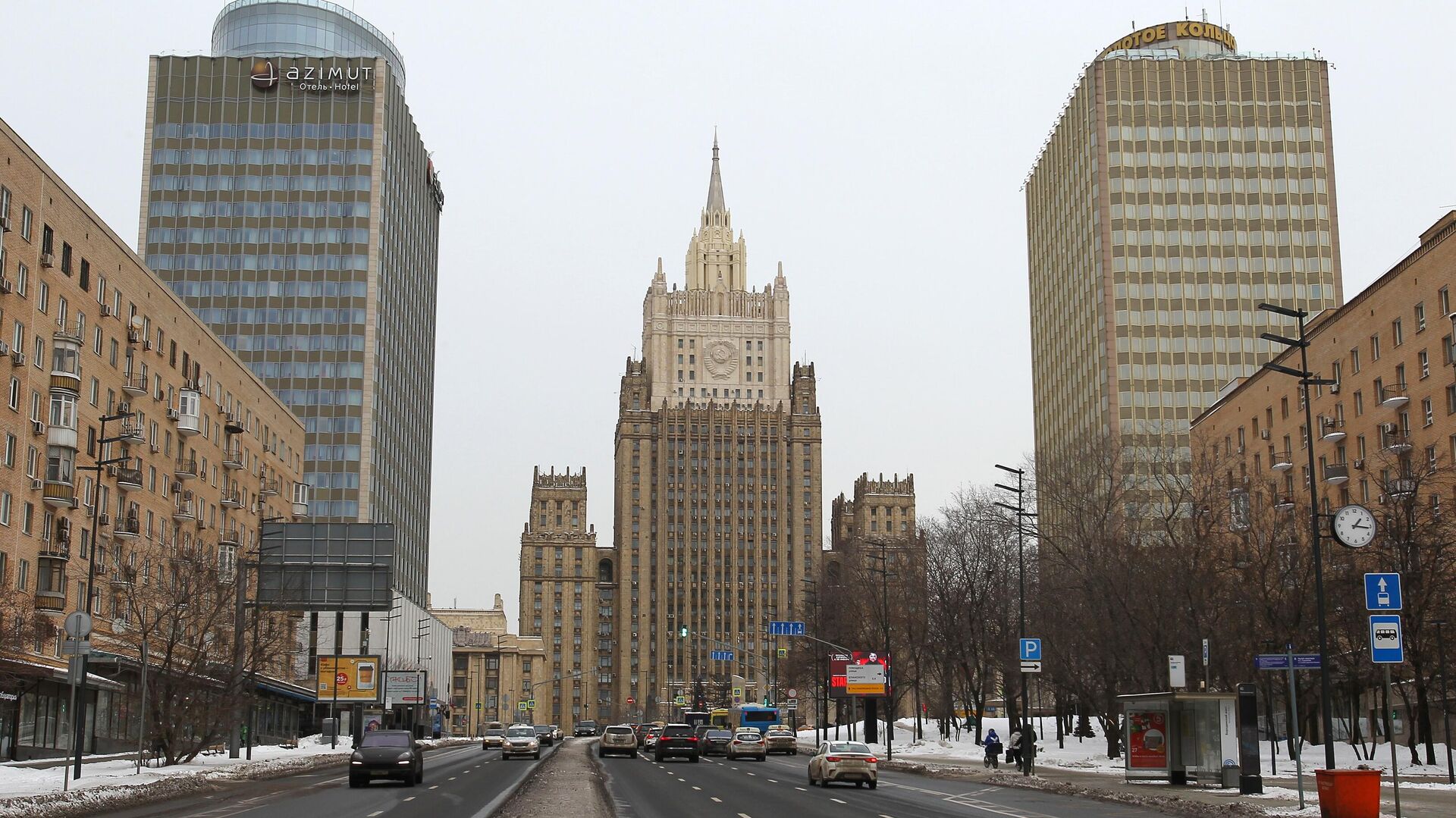 Το κτίριο του Υπουργείου Εξωτερικών της Ρωσίας στην πλατεία Smolenskaya στη Μόσχα - RIA Novosti, 1920, 25/01/2023