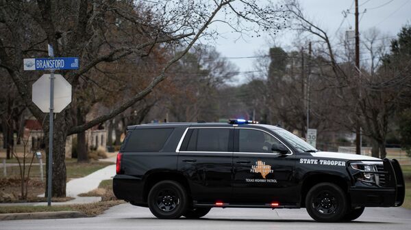 Автомобиль полиции в штате Техас