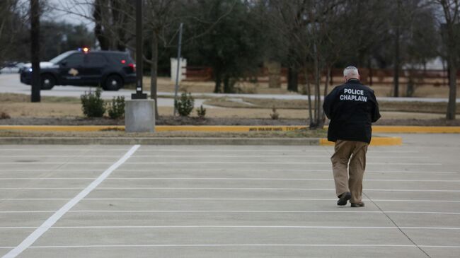 Ситуация на месте захвата заложников в в синагоге в Техасе