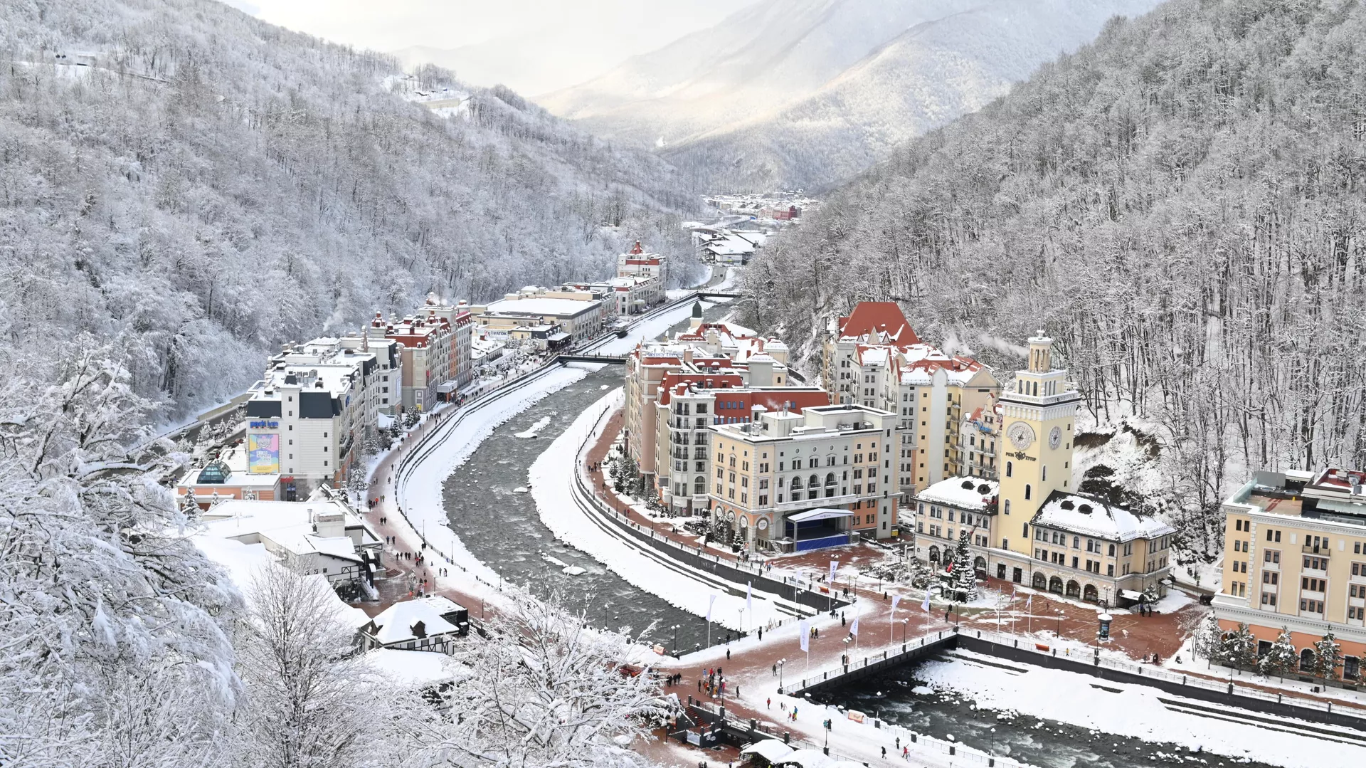 Поселок Роза Хутор - РИА Новости, 1920, 24.12.2023