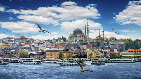 Вид на Стамбул в Турции