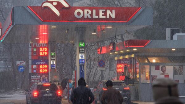 Автозаправочная станция ORLEN в Варшаве