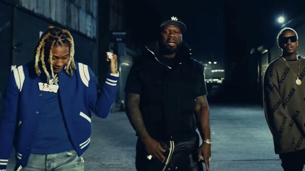 Скриншот клипа 50 Cent ft. Lil Durk, Jeremih “Power Powder Respect” 