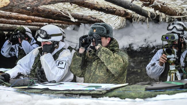 Военнослужащие во время совместных военных учений Россия-Белоруссия 